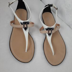 Bcbgeneration Women's White and Cream Sandals